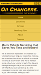 Mobile Screenshot of oilchangers.co.nz