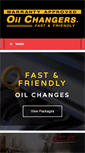Mobile Screenshot of oilchangers.ca